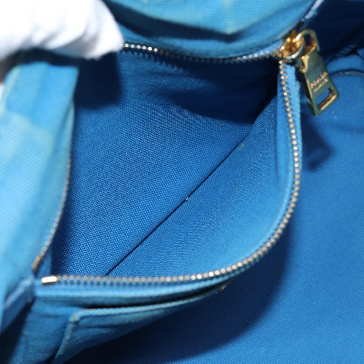 Prada Canapa Blue Canvas Handbag (Pre-Owned) Size ONE SIZE - 19 Thumbnail