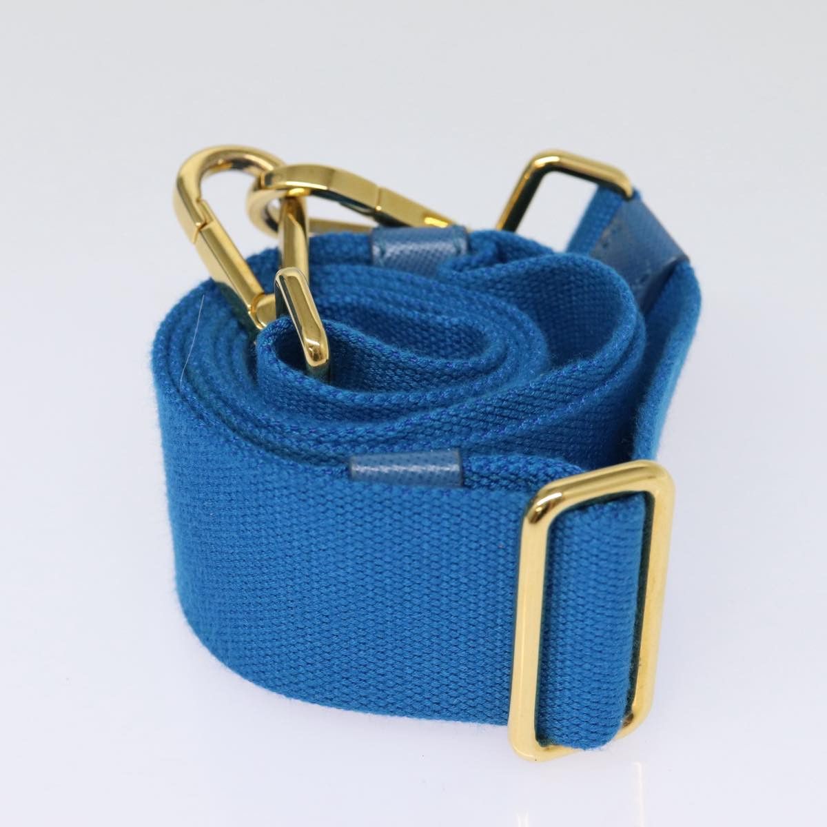 Prada Canapa Blue Canvas Handbag (Pre-Owned) Size ONE SIZE - 11 Thumbnail