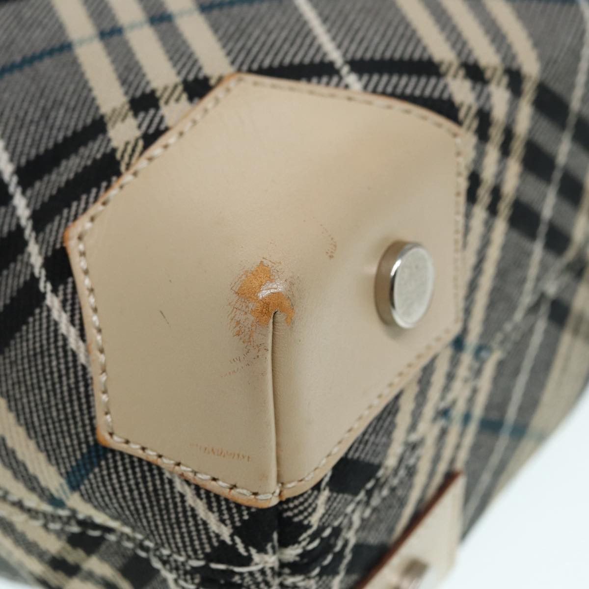 Burberry Nova Check Blue Canvas Tote Bag (Pre-Owned) Size ONE SIZE - 15 Thumbnail
