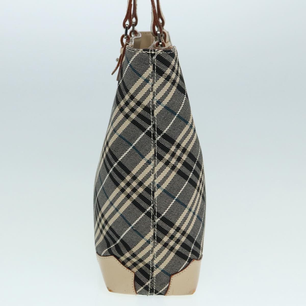 Burberry Nova Check Blue Canvas Tote Bag (Pre-Owned) Size ONE SIZE - 12 Thumbnail