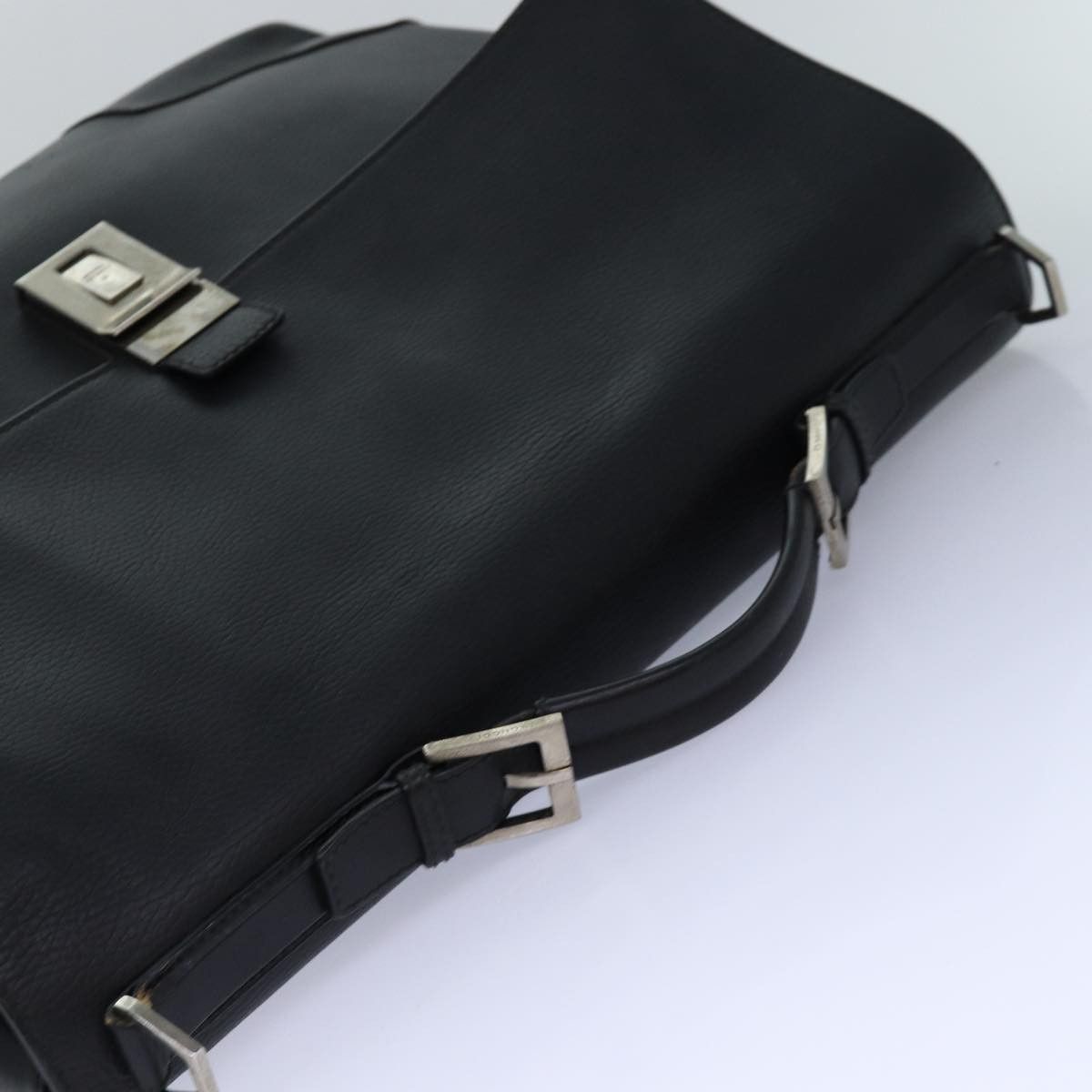 Gucci Black Leather Briefcase Bag (Pre-Owned) Size ONE SIZE - 4 Thumbnail