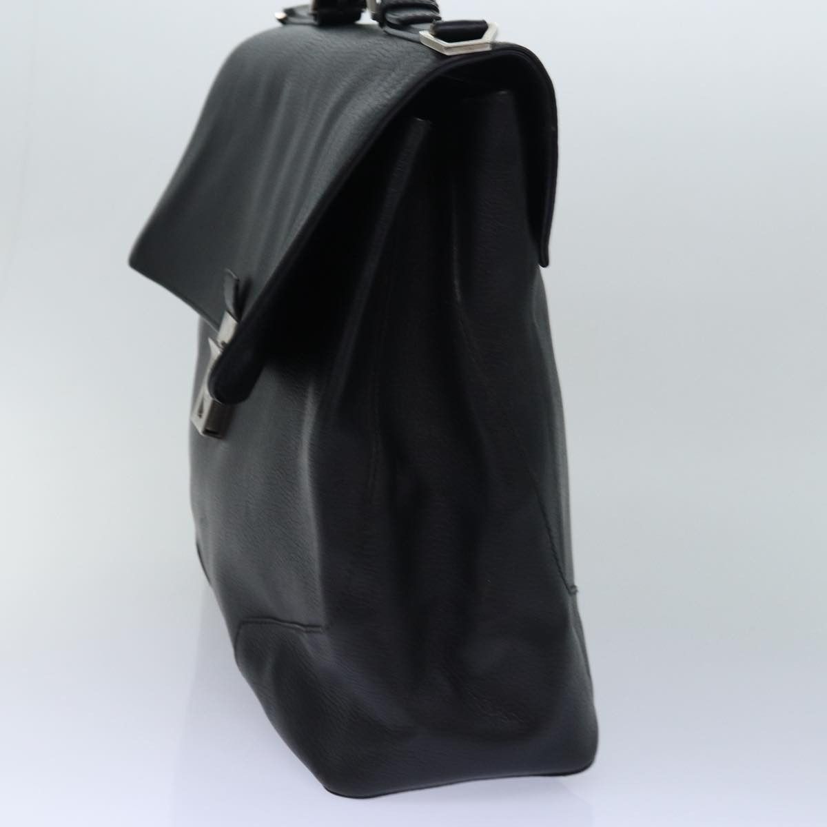 Gucci Black Leather Briefcase Bag (Pre-Owned) Size ONE SIZE - 10 Thumbnail