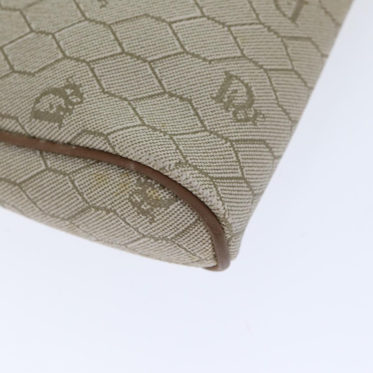 Dior Honeycomb Beige Canvas Clutch Bag (Pre-Owned) Size ONE SIZE - 7 Thumbnail