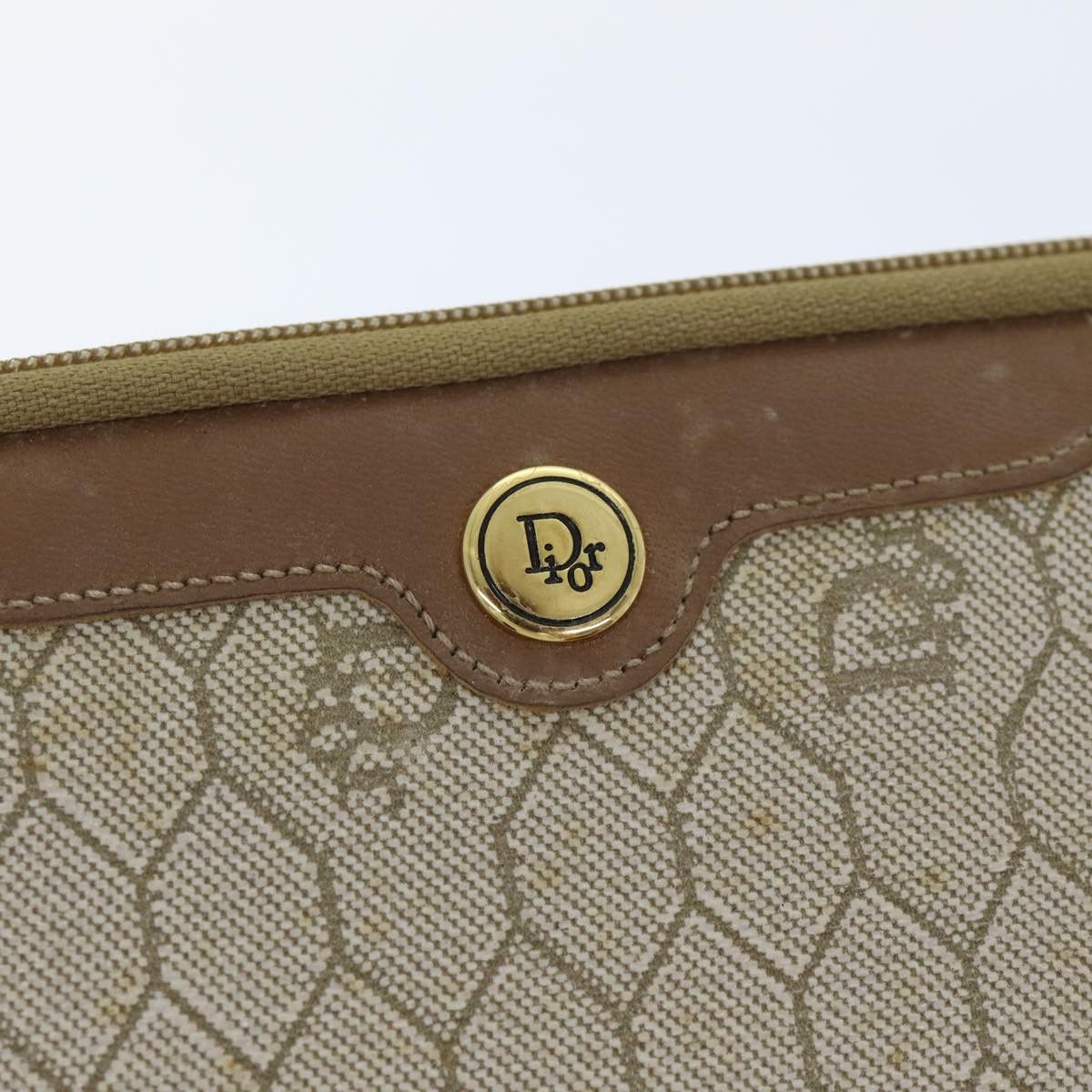 Dior Honeycomb Beige Canvas Clutch Bag (Pre-Owned) Size ONE SIZE - 14 Thumbnail