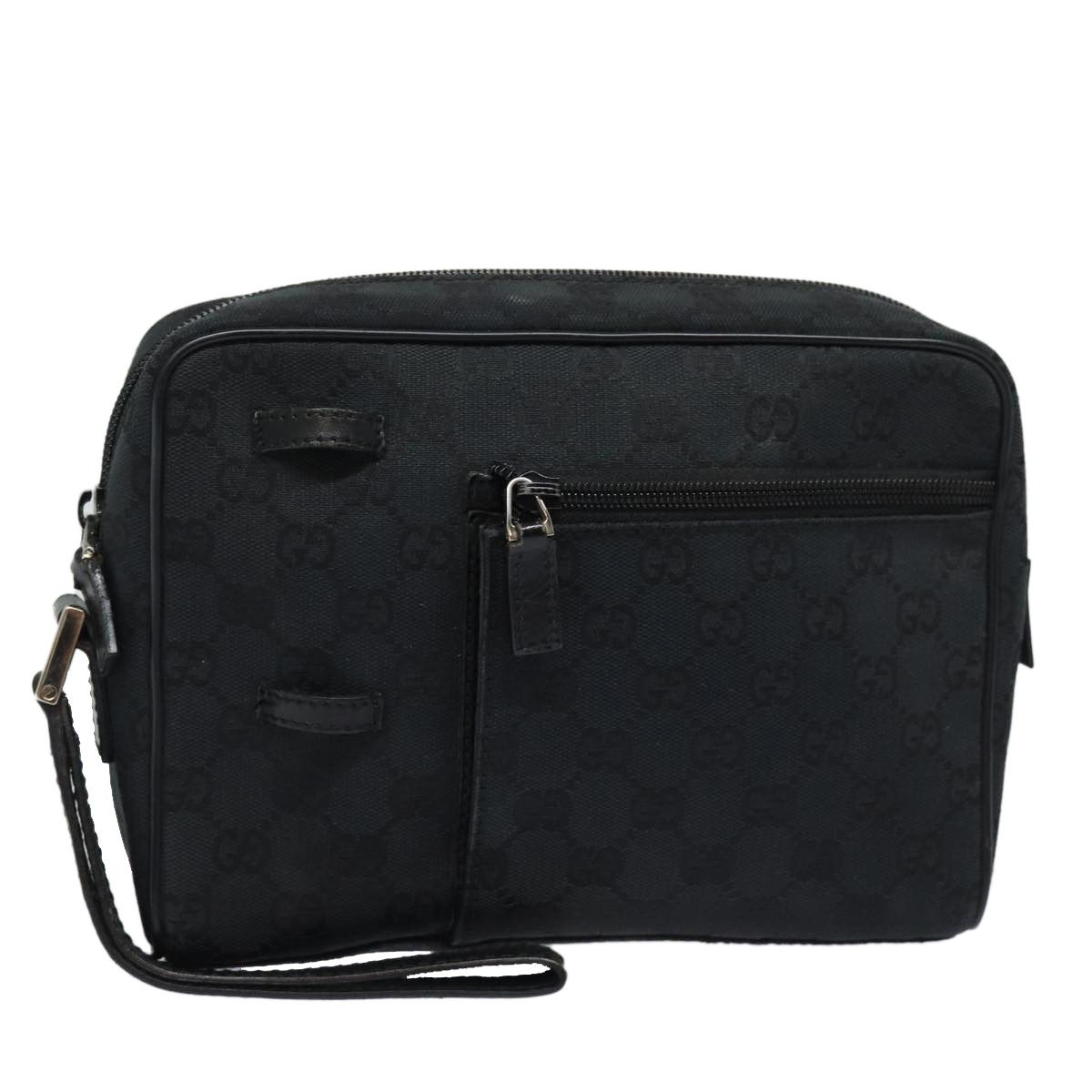 Gucci Gg Canvas Black Canvas Clutch Bag (Pre-Owned) Size ONE SIZE - 17 Thumbnail