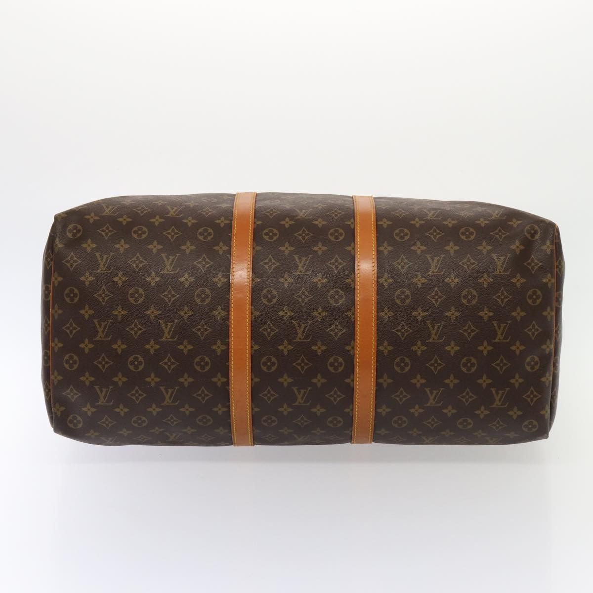 Louis Vuitton Keepall 60 Brown Canvas Travel Bag (Pre-Owned) Size ONE SIZE - 3 Thumbnail