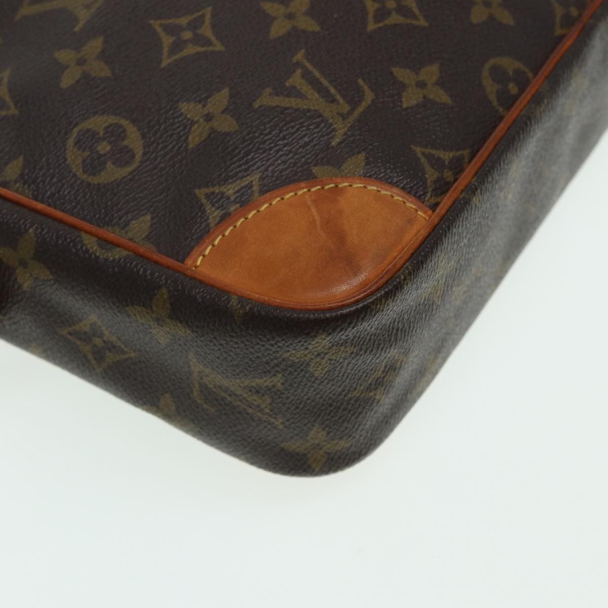 Louis Vuitton Compiègne Brown Canvas Clutch Bag (Pre-Owned) Size ONE SIZE - 13 Thumbnail