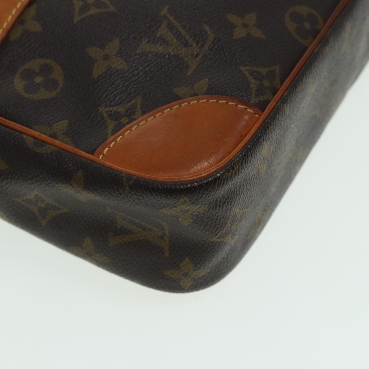 Louis Vuitton Compiègne Brown Canvas Clutch Bag (Pre-Owned) Size ONE SIZE - 11 Thumbnail