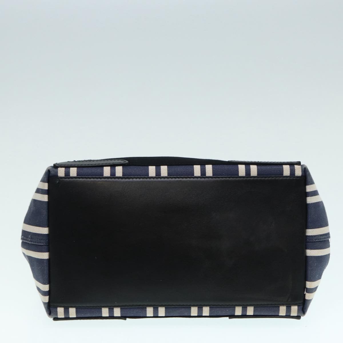 Balenciaga Navy Cabas Blue Canvas Handbag (Pre-Owned) Size ONE SIZE - 3 Thumbnail