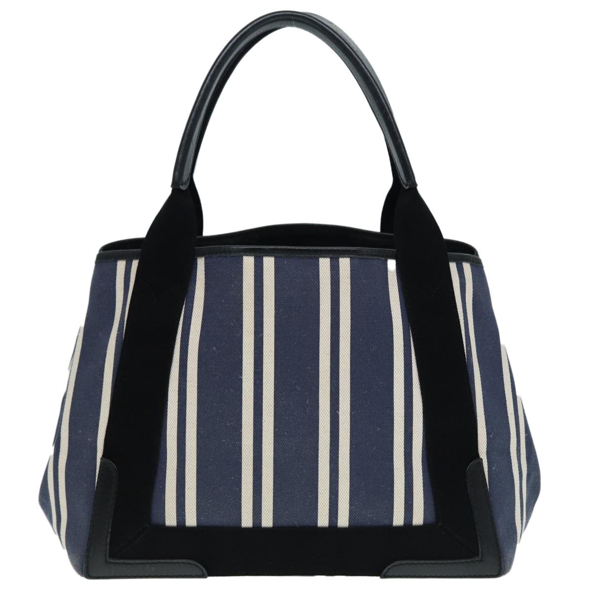 Balenciaga Navy Cabas Blue Canvas Handbag (Pre-Owned) Size ONE SIZE - 2 Thumbnail