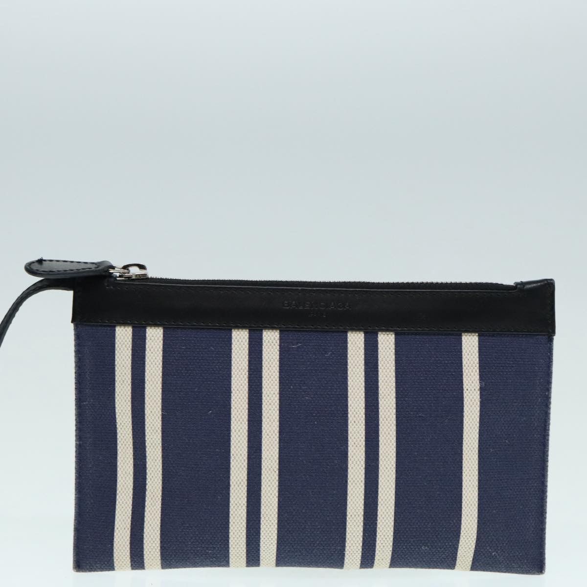 Balenciaga Navy Cabas Blue Canvas Handbag (Pre-Owned) Size ONE SIZE - 8 Thumbnail