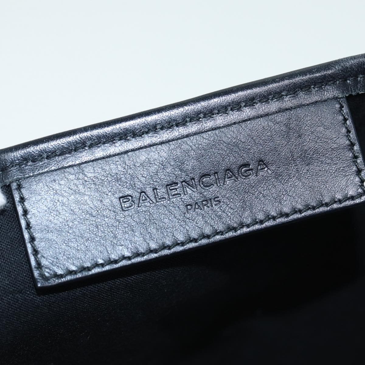 Balenciaga Navy Cabas Blue Canvas Handbag (Pre-Owned) Size ONE SIZE - 19 Thumbnail