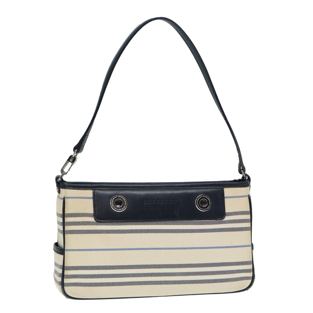 Burberry Beige Canvas Shoulder Bag (Pre-Owned) Size ONE SIZE - 14 Thumbnail