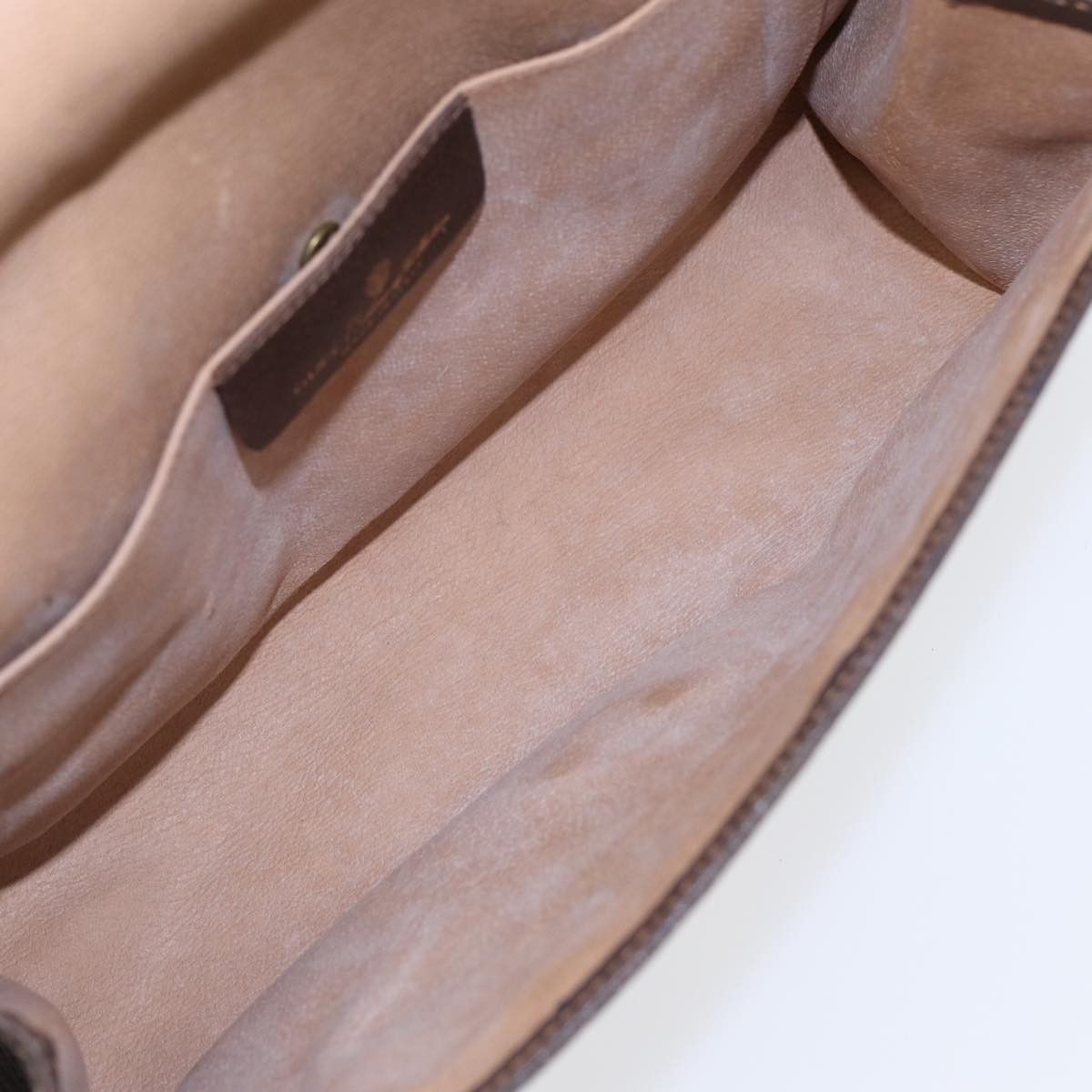 Gucci Sherry Brown Canvas Clutch Bag (Pre-Owned) Size ONE SIZE - 5 Thumbnail