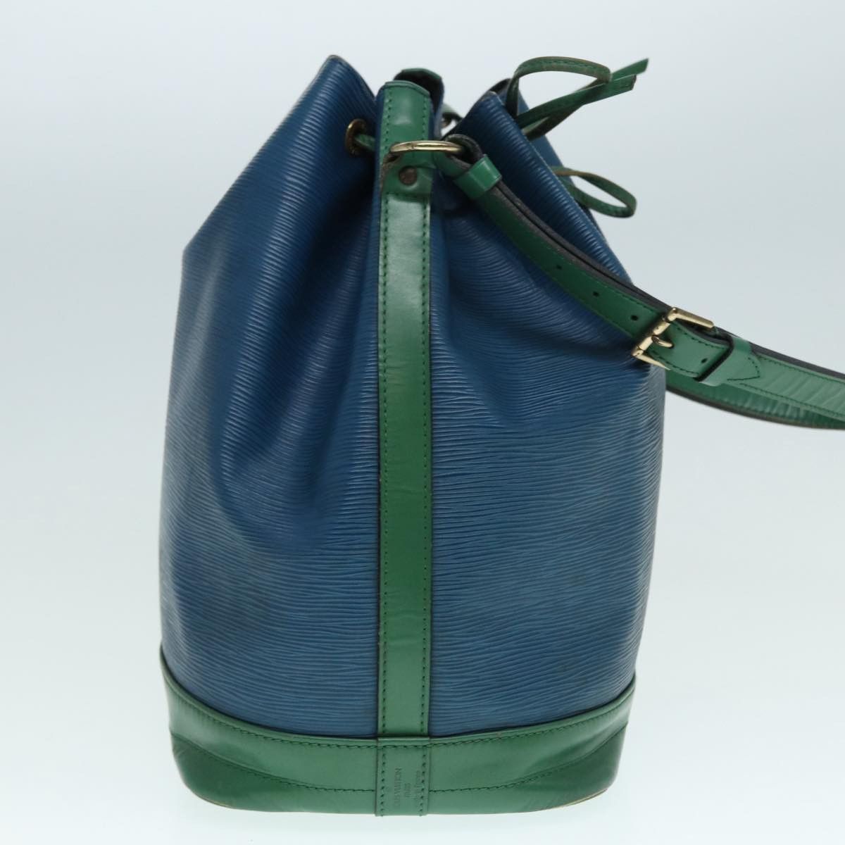 Louis Vuitton Noe Blue Leather Shoulder Bag (Pre-Owned) Size ONE SIZE - 4 Thumbnail