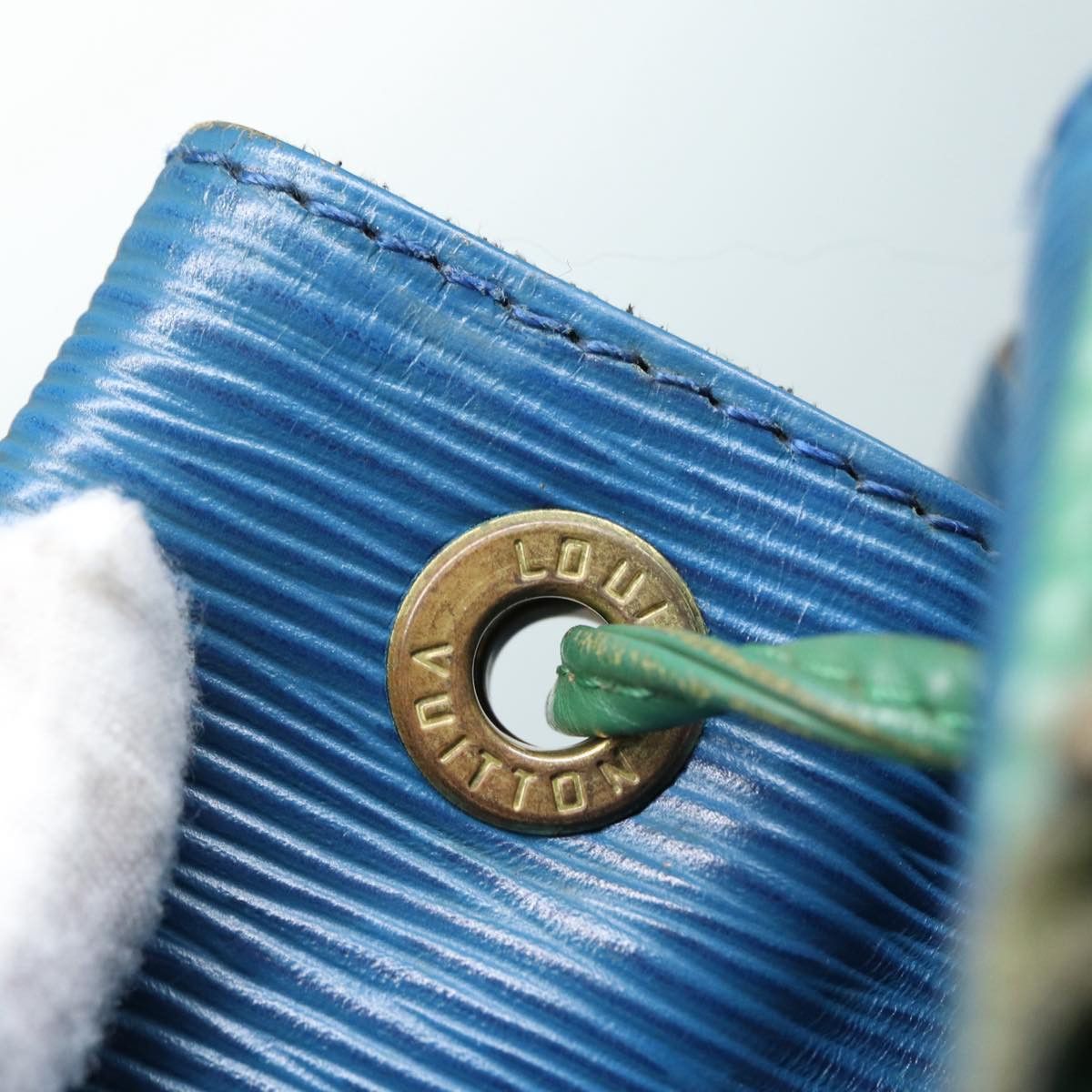 Louis Vuitton Noe Blue Leather Shoulder Bag (Pre-Owned) Size ONE SIZE - 6 Thumbnail