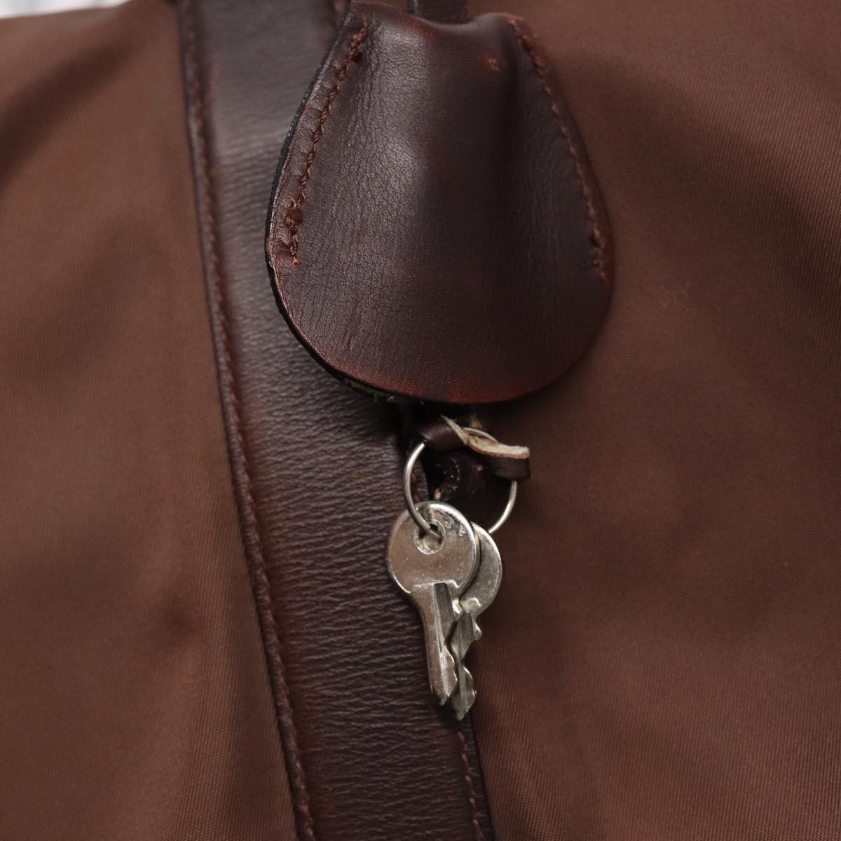 Prada Tessuto Brown Synthetic Travel Bag (Pre-Owned) Size ONE SIZE - 17 Thumbnail