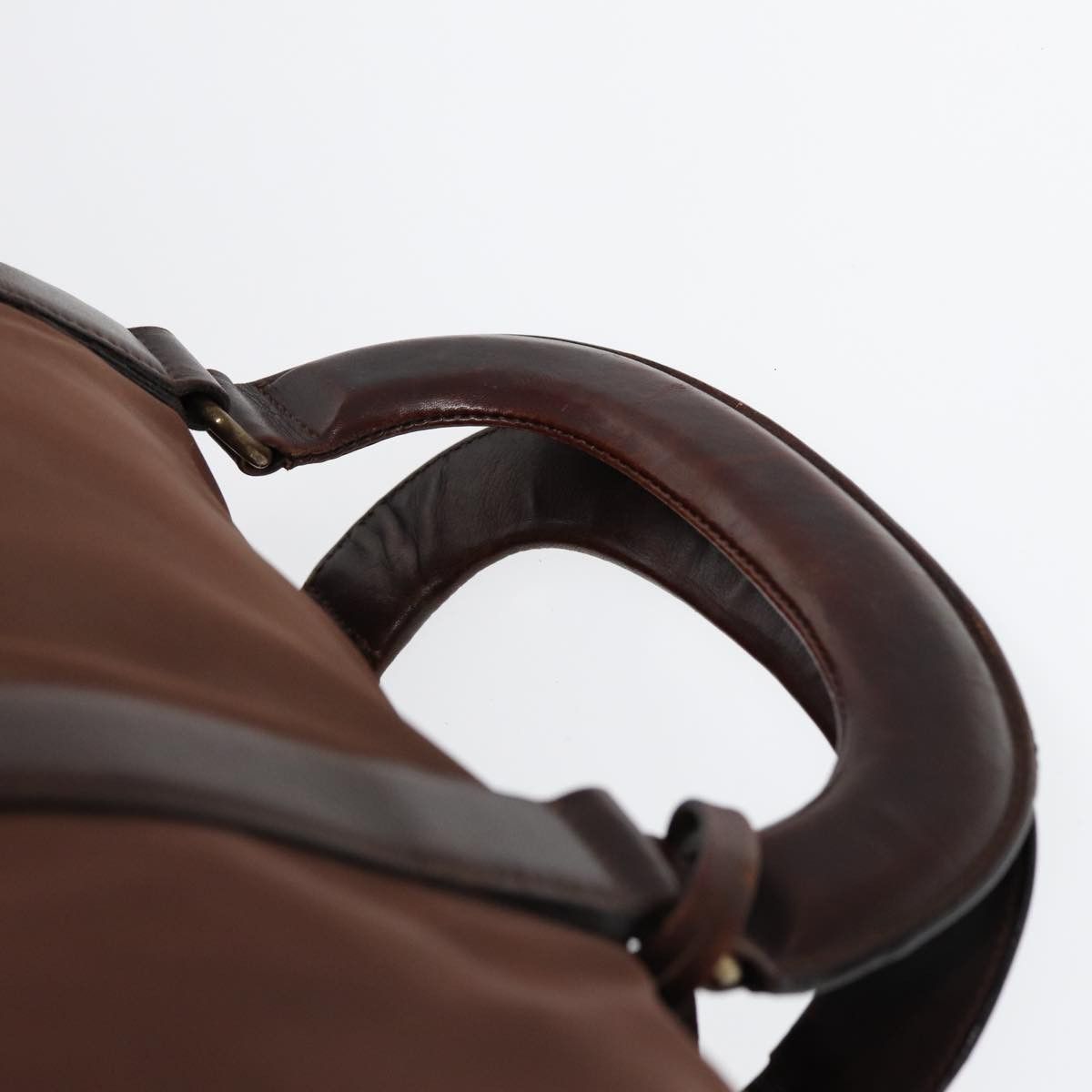 Prada Tessuto Brown Synthetic Travel Bag (Pre-Owned) Size ONE SIZE - 5 Thumbnail