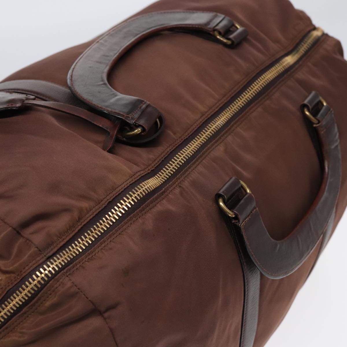 Prada Tessuto Brown Synthetic Travel Bag (Pre-Owned) Size ONE SIZE - 10 Thumbnail