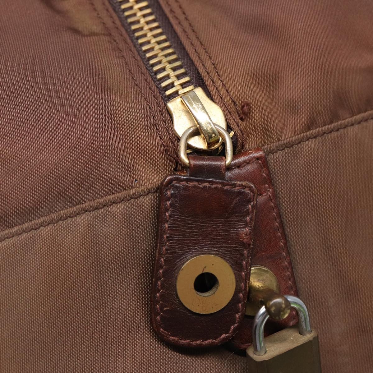 Prada Tessuto Brown Synthetic Travel Bag (Pre-Owned) Size ONE SIZE - 12 Thumbnail