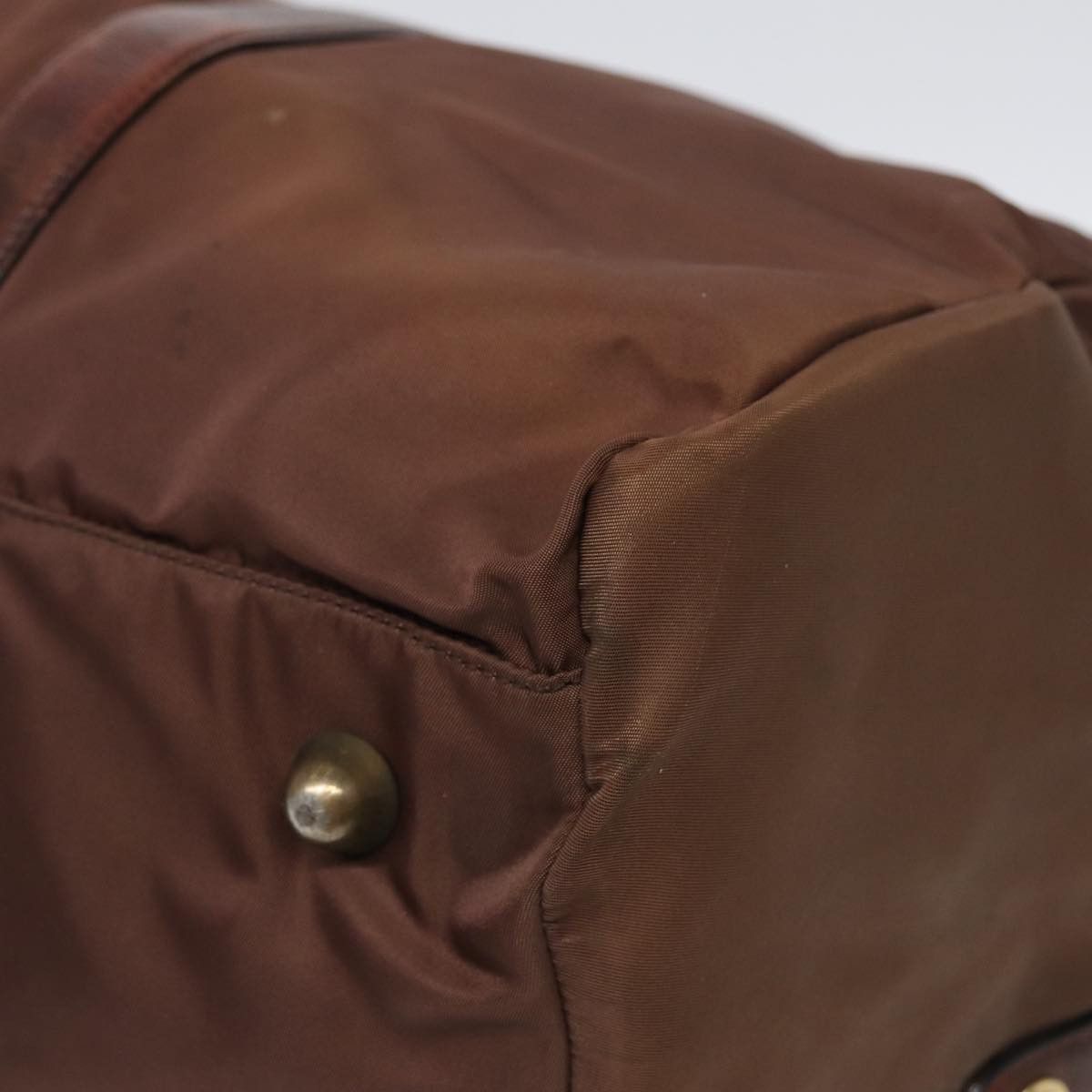 Prada Tessuto Brown Synthetic Travel Bag (Pre-Owned) Size ONE SIZE - 8 Thumbnail