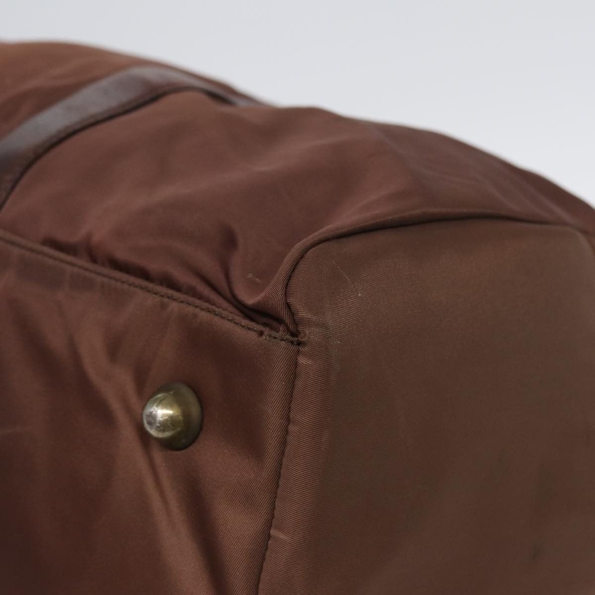 Prada Tessuto Brown Synthetic Travel Bag (Pre-Owned) Size ONE SIZE - 6 Thumbnail