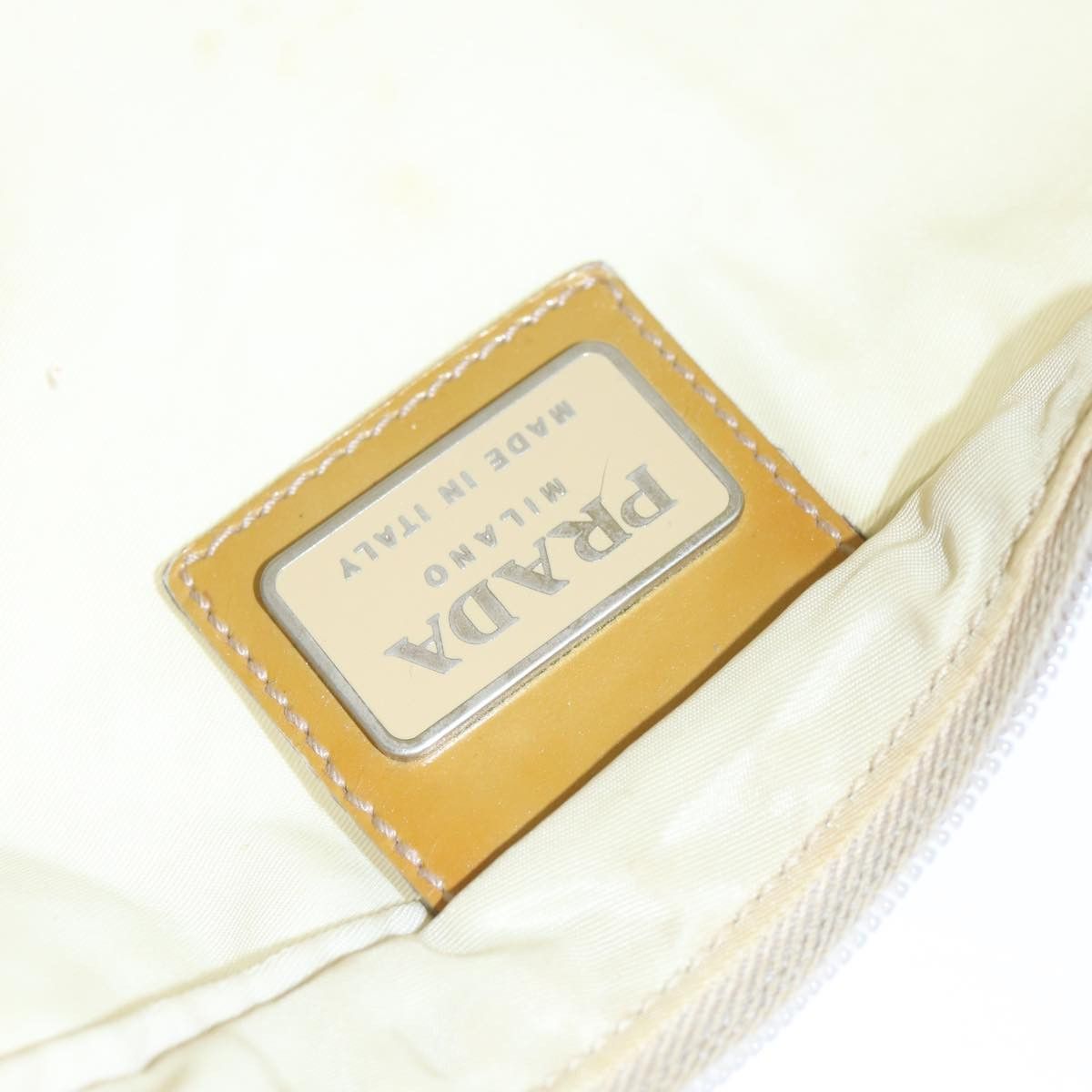 Prada Tessuto White Synthetic Shoulder Bag (Pre-Owned) Size ONE SIZE - 16 Thumbnail