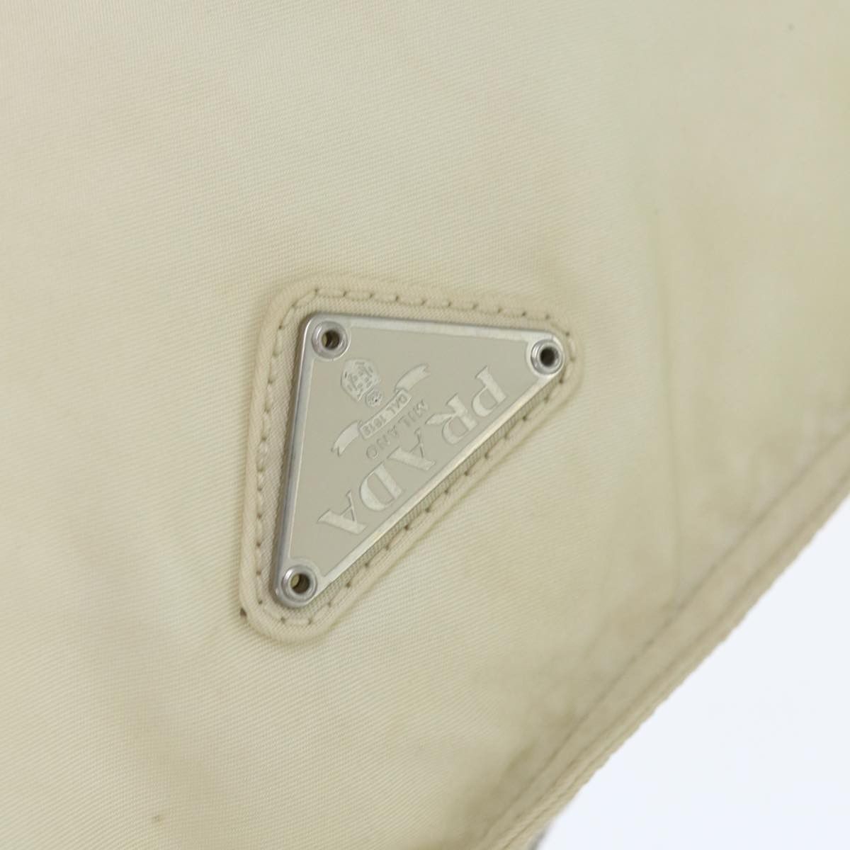 Prada Tessuto White Synthetic Shoulder Bag (Pre-Owned) Size ONE SIZE - 14 Thumbnail