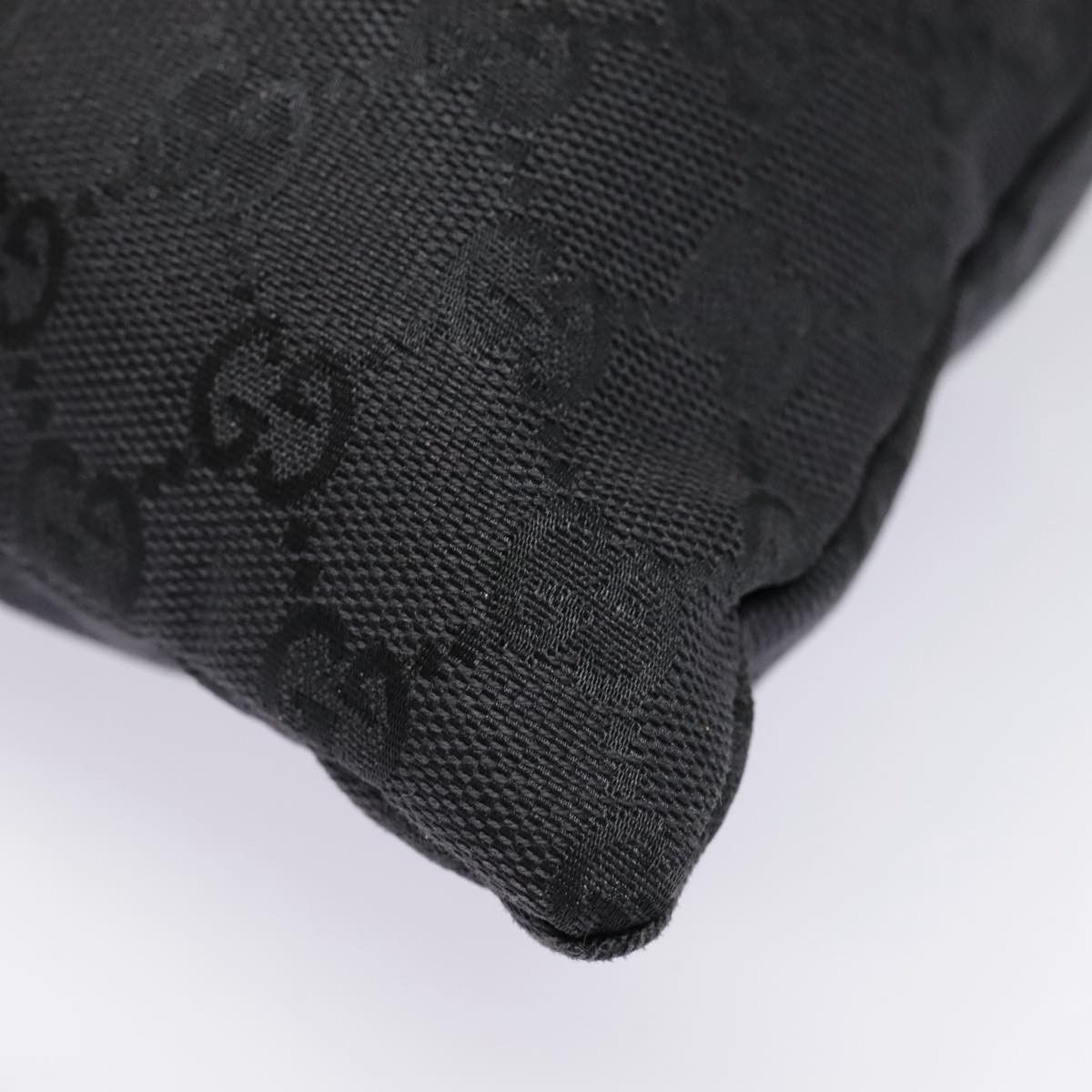 Gucci Drawstring Black Canvas Clutch Bag (Pre-Owned) Size ONE SIZE - 9 Thumbnail