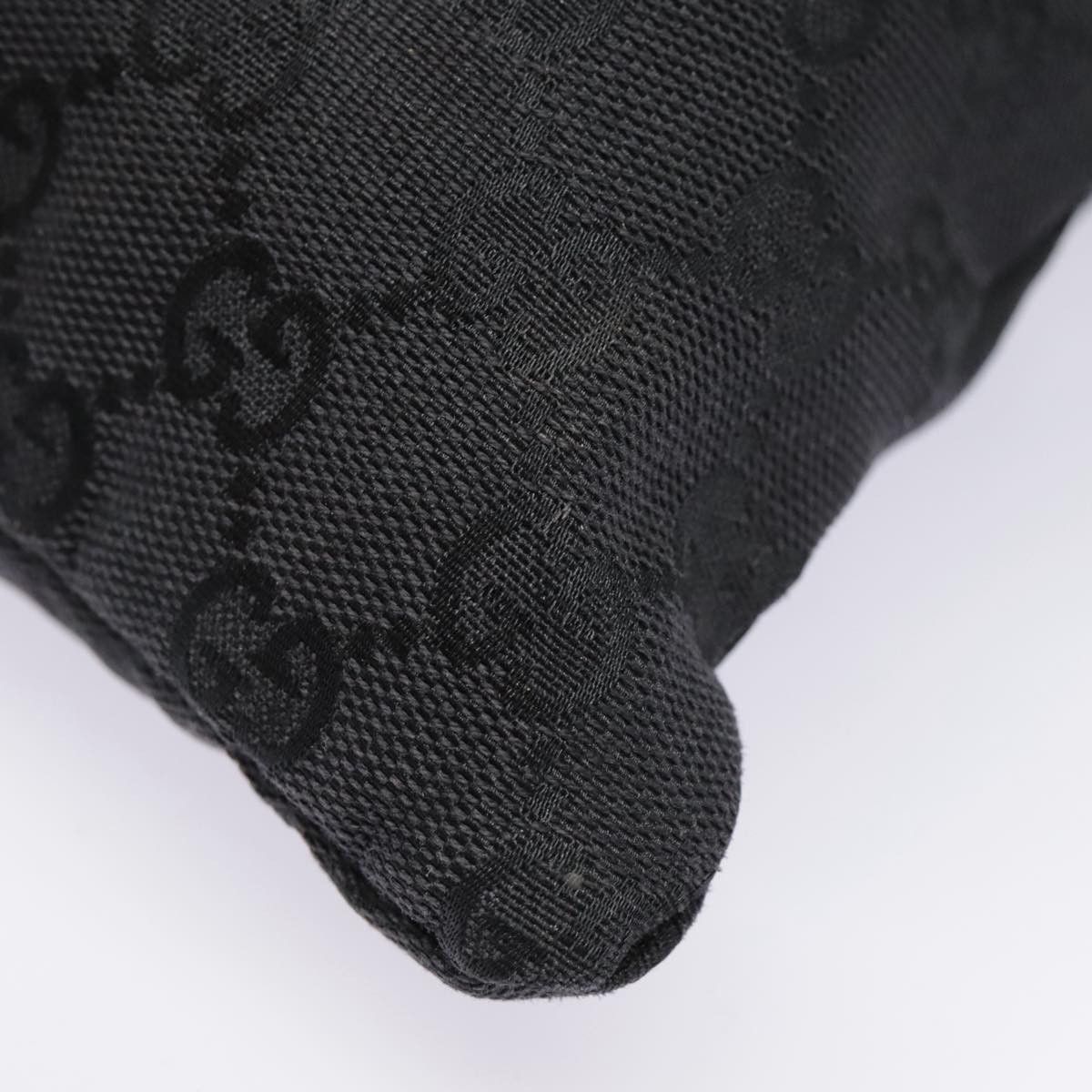 Gucci Drawstring Black Canvas Clutch Bag (Pre-Owned) Size ONE SIZE - 11 Thumbnail