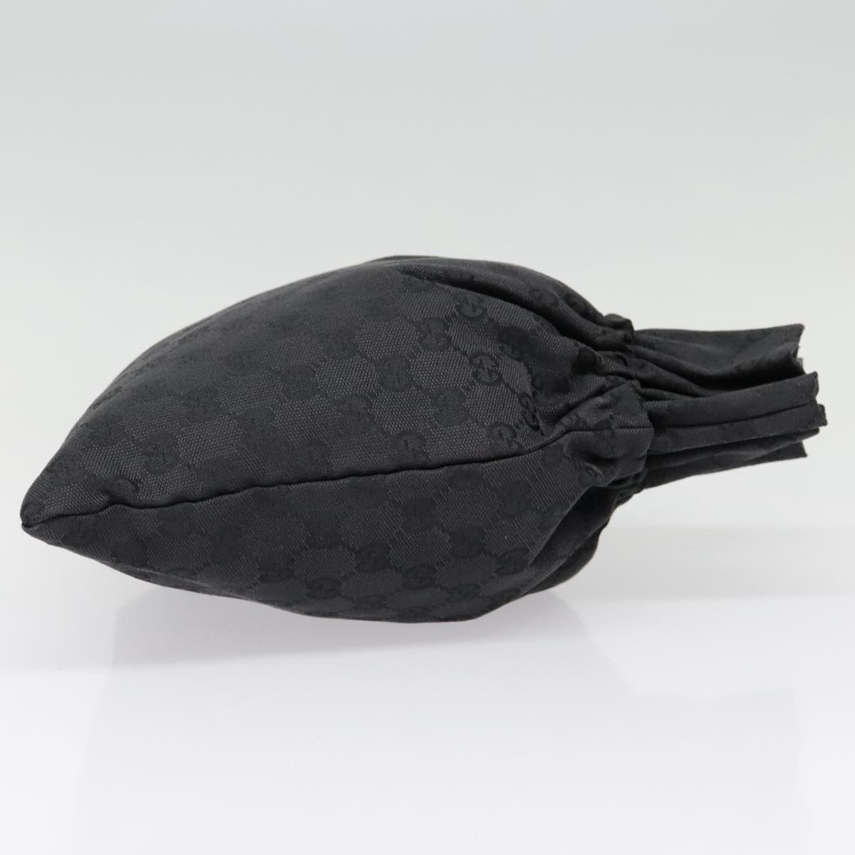 Gucci Drawstring Black Canvas Clutch Bag (Pre-Owned) Size ONE SIZE - 5 Thumbnail