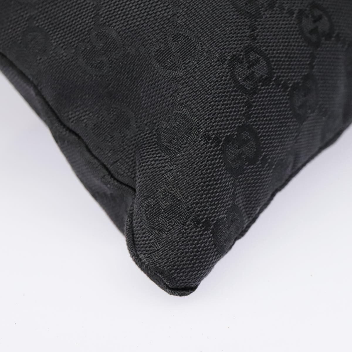 Gucci Drawstring Black Canvas Clutch Bag (Pre-Owned) Size ONE SIZE - 8 Thumbnail