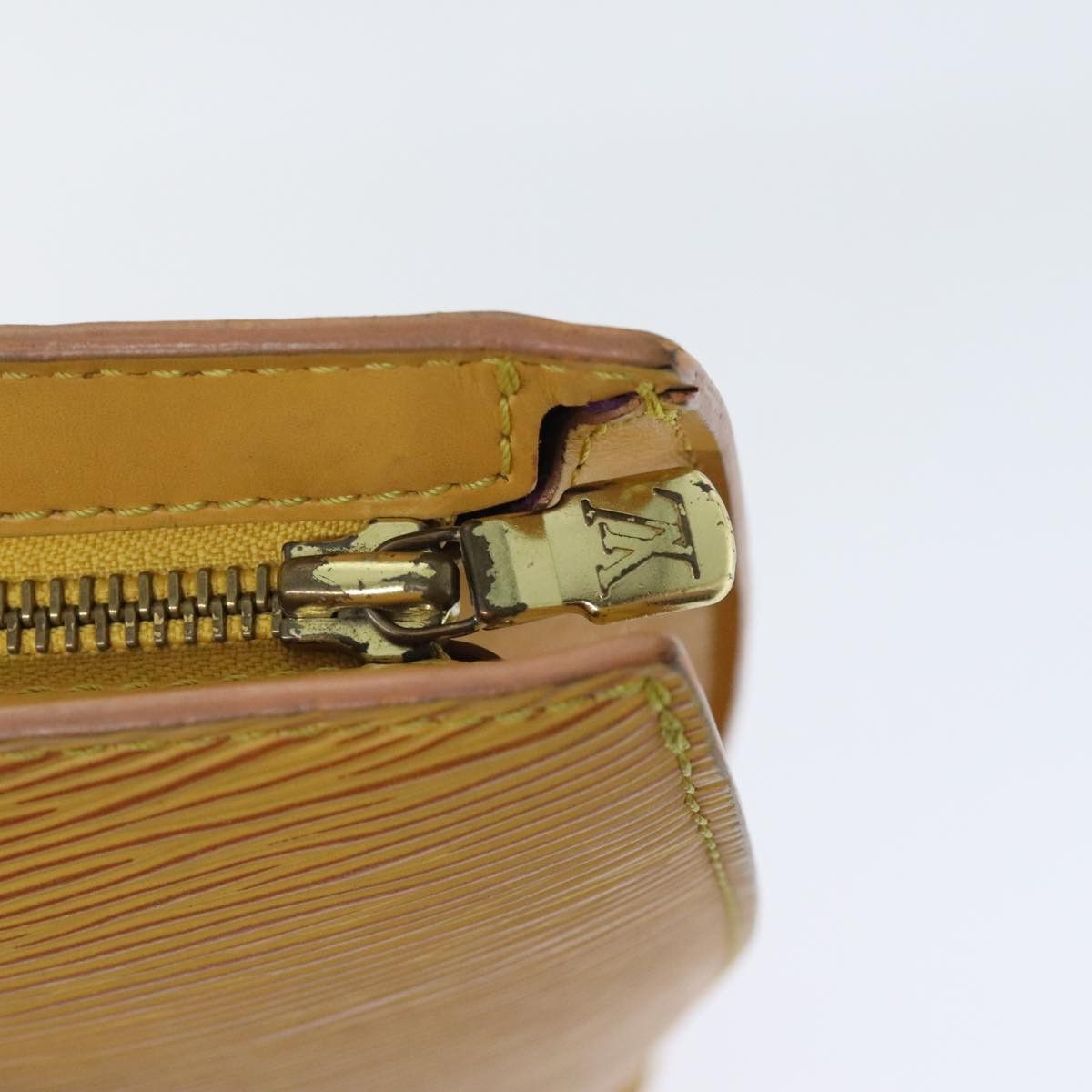 Saint Jacques Yellow Leather Handbag (Pre-Owned)