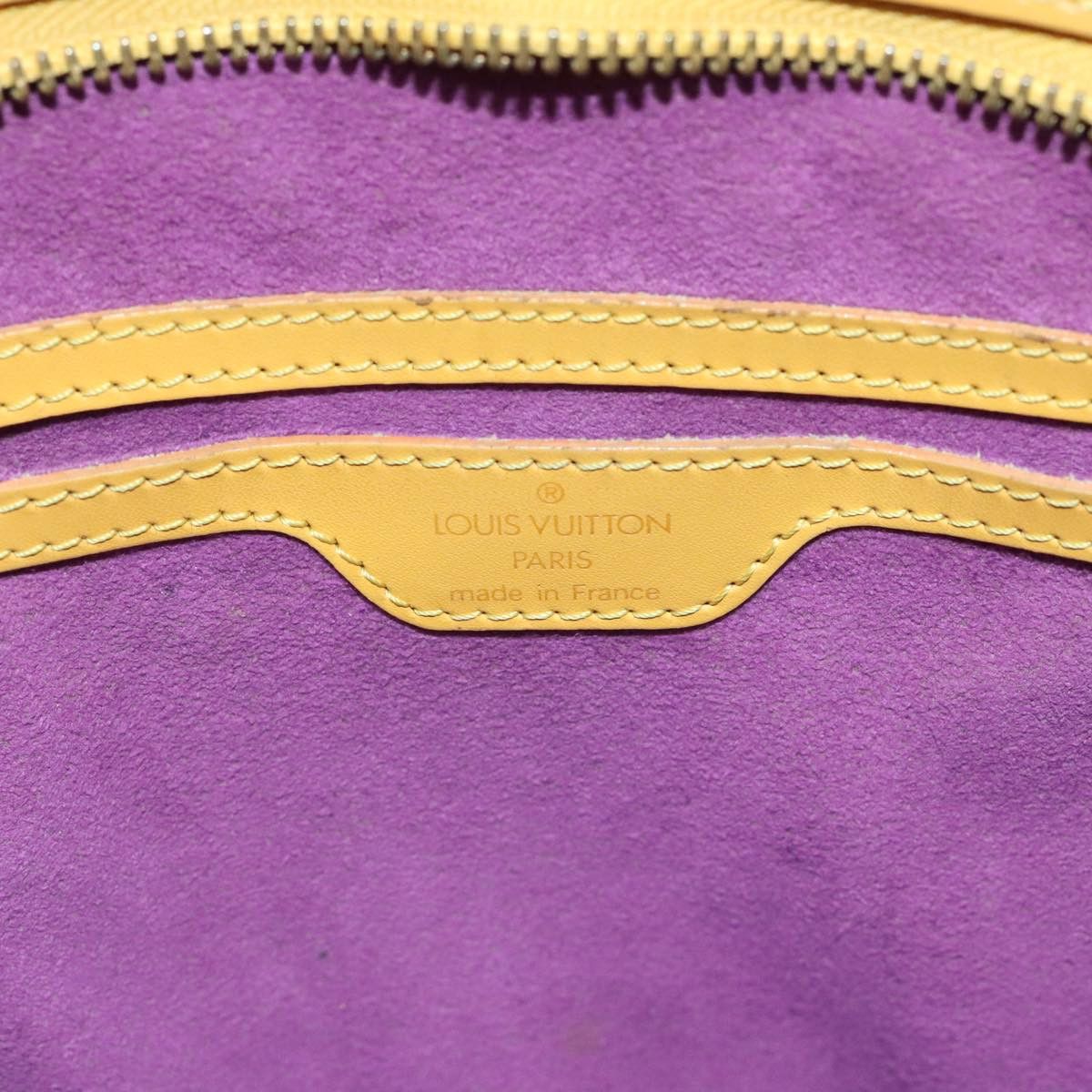Saint Jacques Yellow Leather Handbag (Pre-Owned)