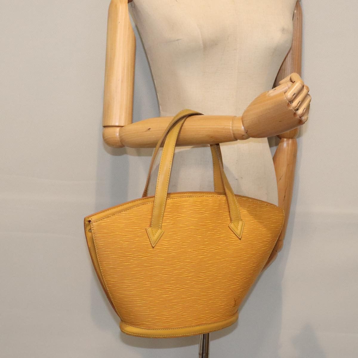 Saint Jacques Yellow Leather Handbag (Pre-Owned)