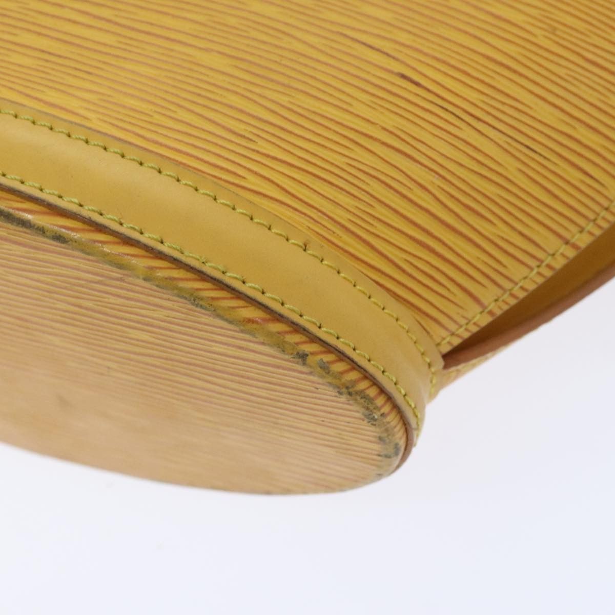 Saint Jacques Yellow Leather Handbag (Pre-Owned)