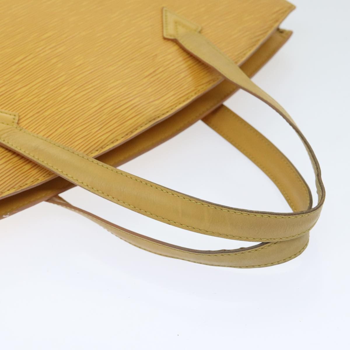 Saint Jacques Yellow Leather Handbag (Pre-Owned)
