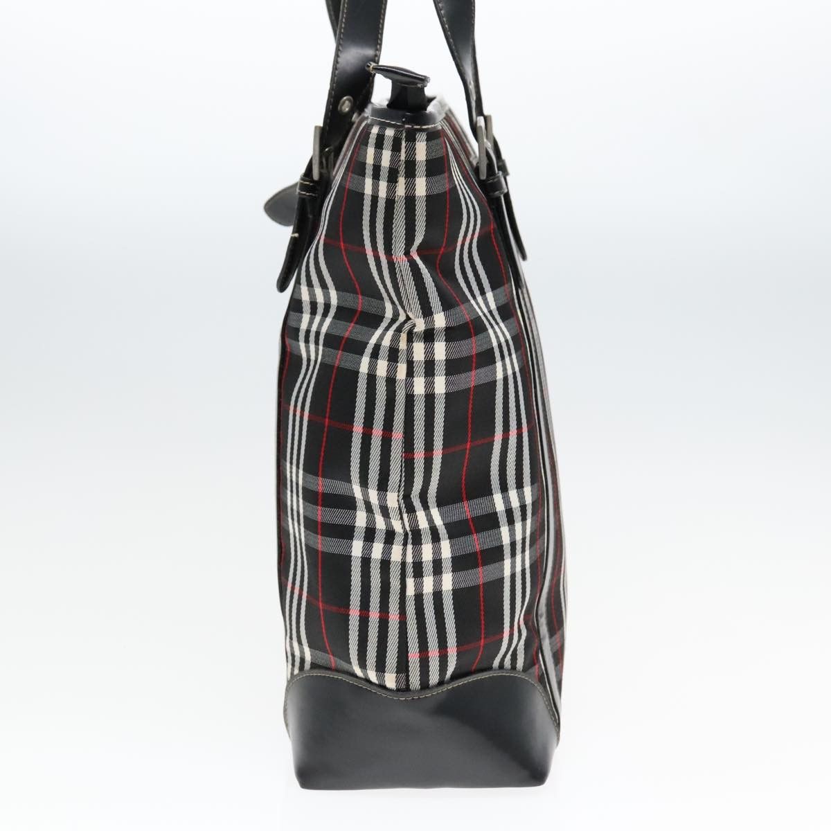 Burberry Nova Check Black Canvas Shoulder Bag (Pre-Owned) Size ONE SIZE - 3 Thumbnail