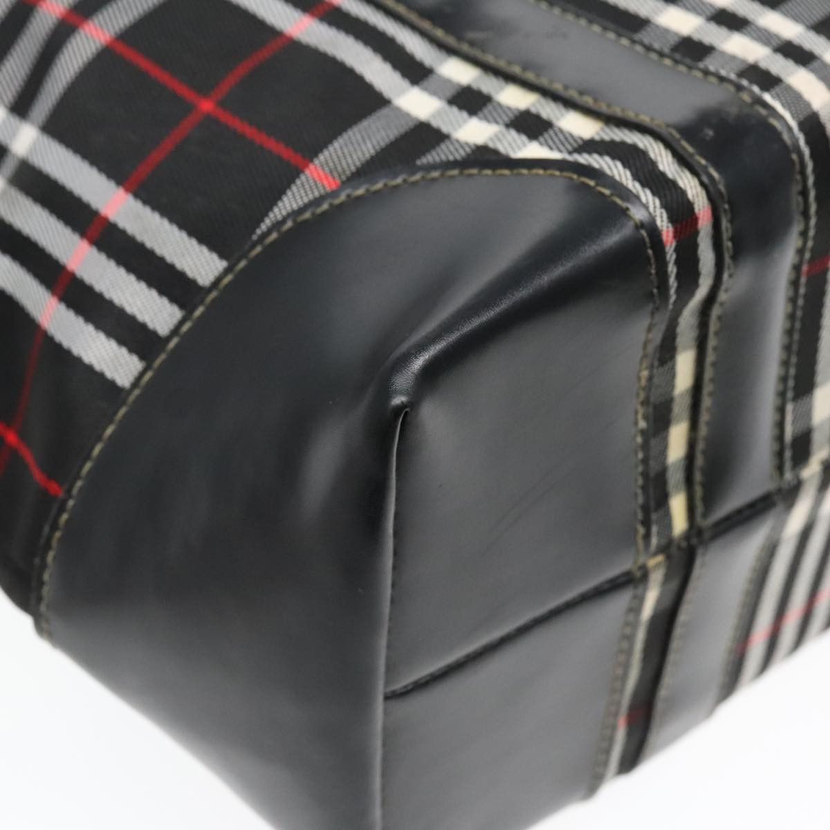 Burberry Nova Check Black Canvas Shoulder Bag (Pre-Owned) Size ONE SIZE - 8 Thumbnail