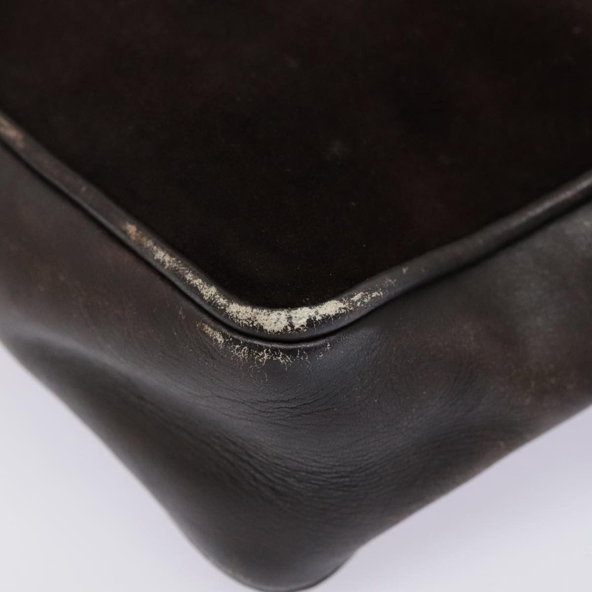 Gucci Sherry Brown Suede Shoulder Bag (Pre-Owned) Size ONE SIZE - 9 Thumbnail