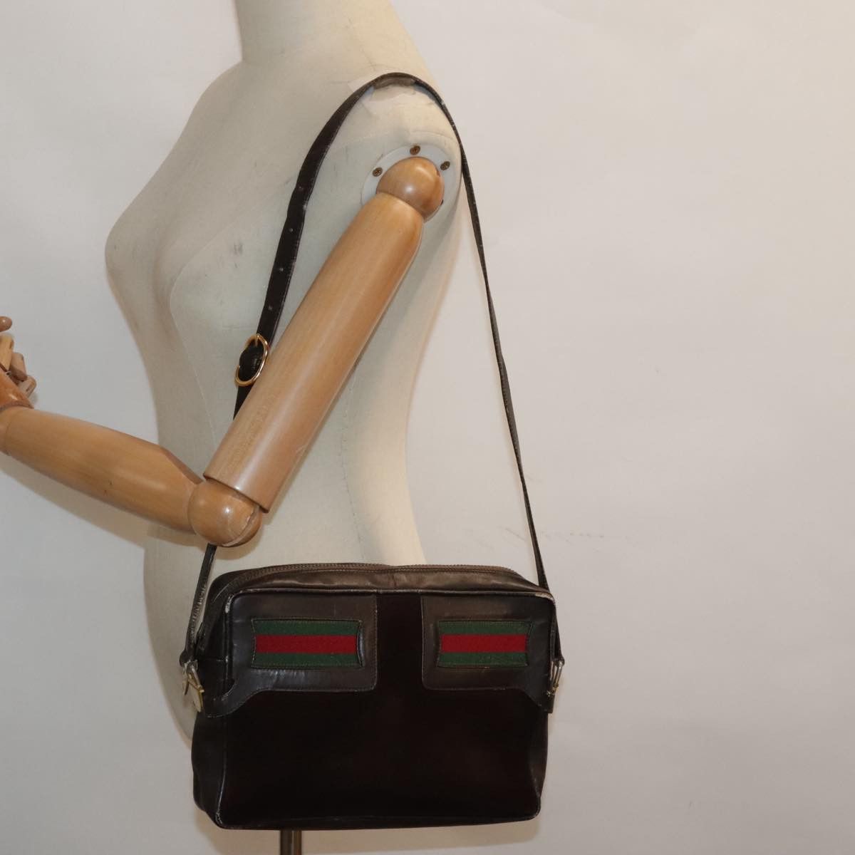 Gucci Sherry Brown Suede Shoulder Bag (Pre-Owned) Size ONE SIZE - 14 Thumbnail