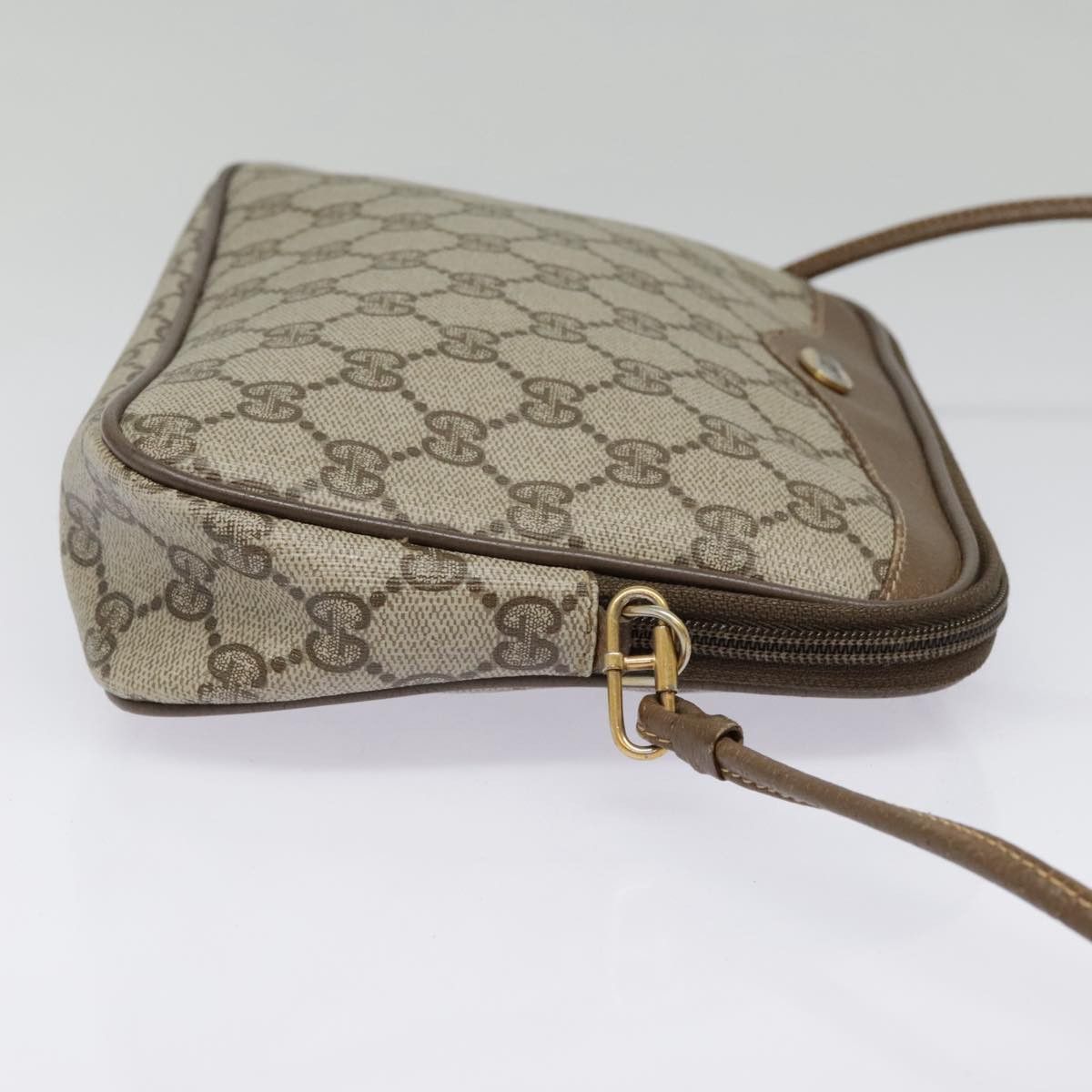 Gucci Beige Canvas Shoulder Bag (Pre-Owned) Size ONE SIZE - 4 Thumbnail