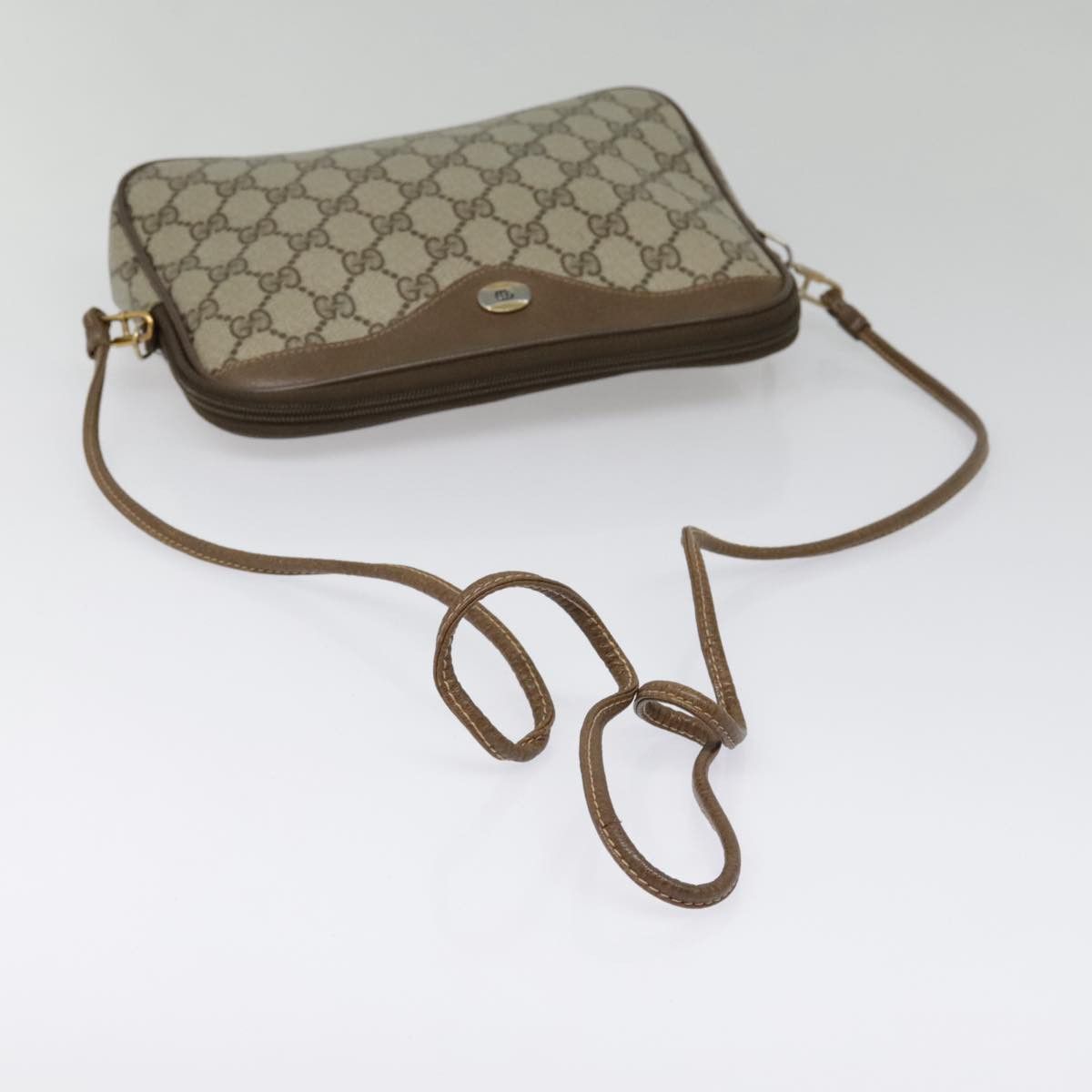 Gucci Beige Canvas Shoulder Bag (Pre-Owned) Size ONE SIZE - 5 Thumbnail