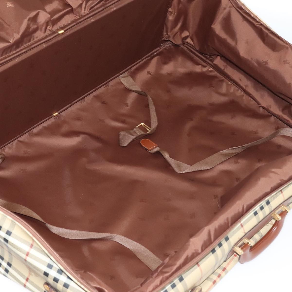 Burberry Nova Check Beige Canvas Travel Bag (Pre-Owned) Size ONE SIZE - 20 Thumbnail