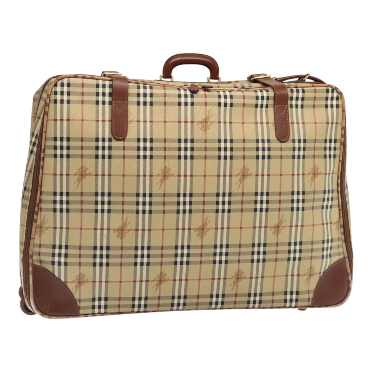 Burberry Nova Check Beige Canvas Travel Bag (Pre-Owned) Size ONE SIZE - 16 Thumbnail