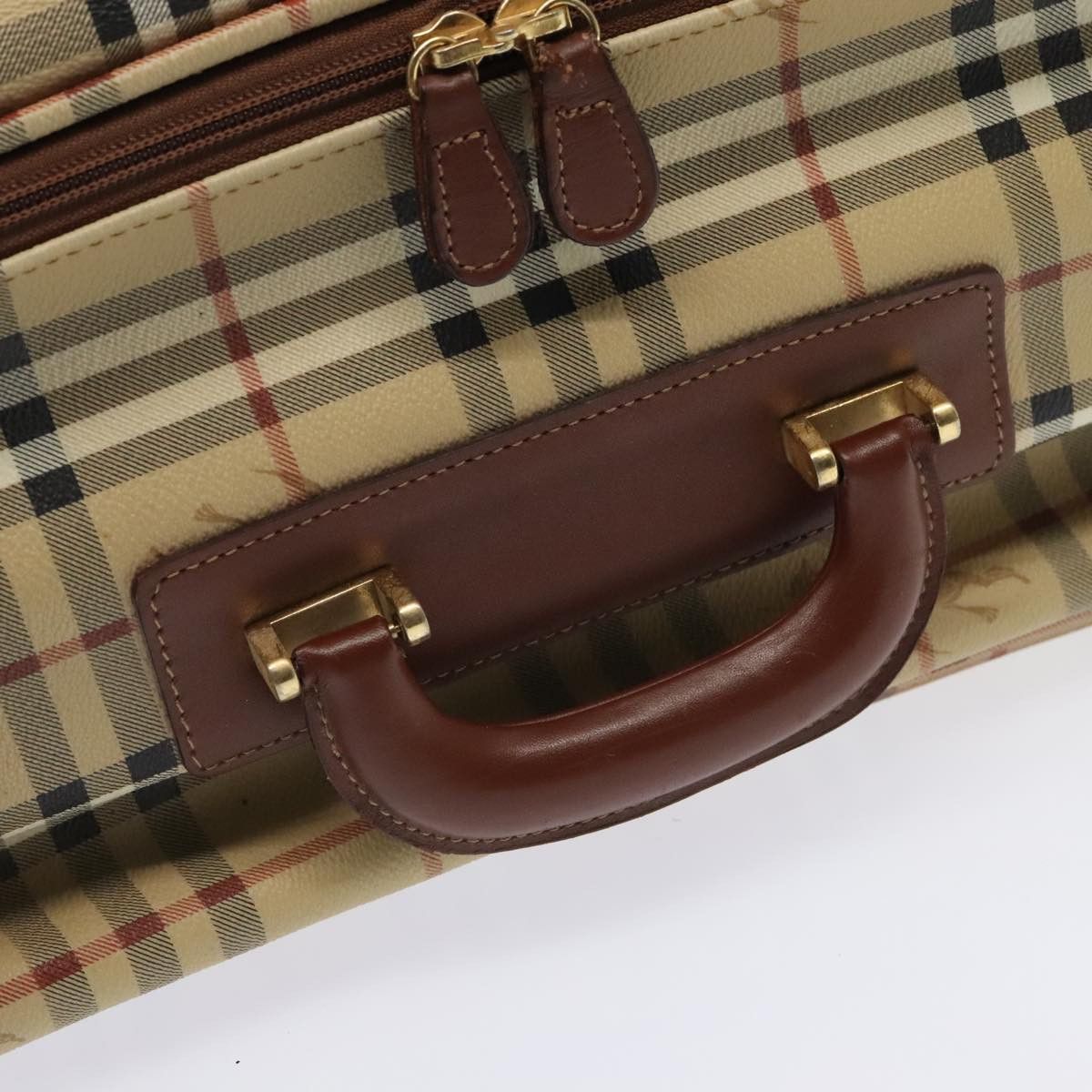 Burberry Nova Check Beige Canvas Travel Bag (Pre-Owned) Size ONE SIZE - 5 Thumbnail