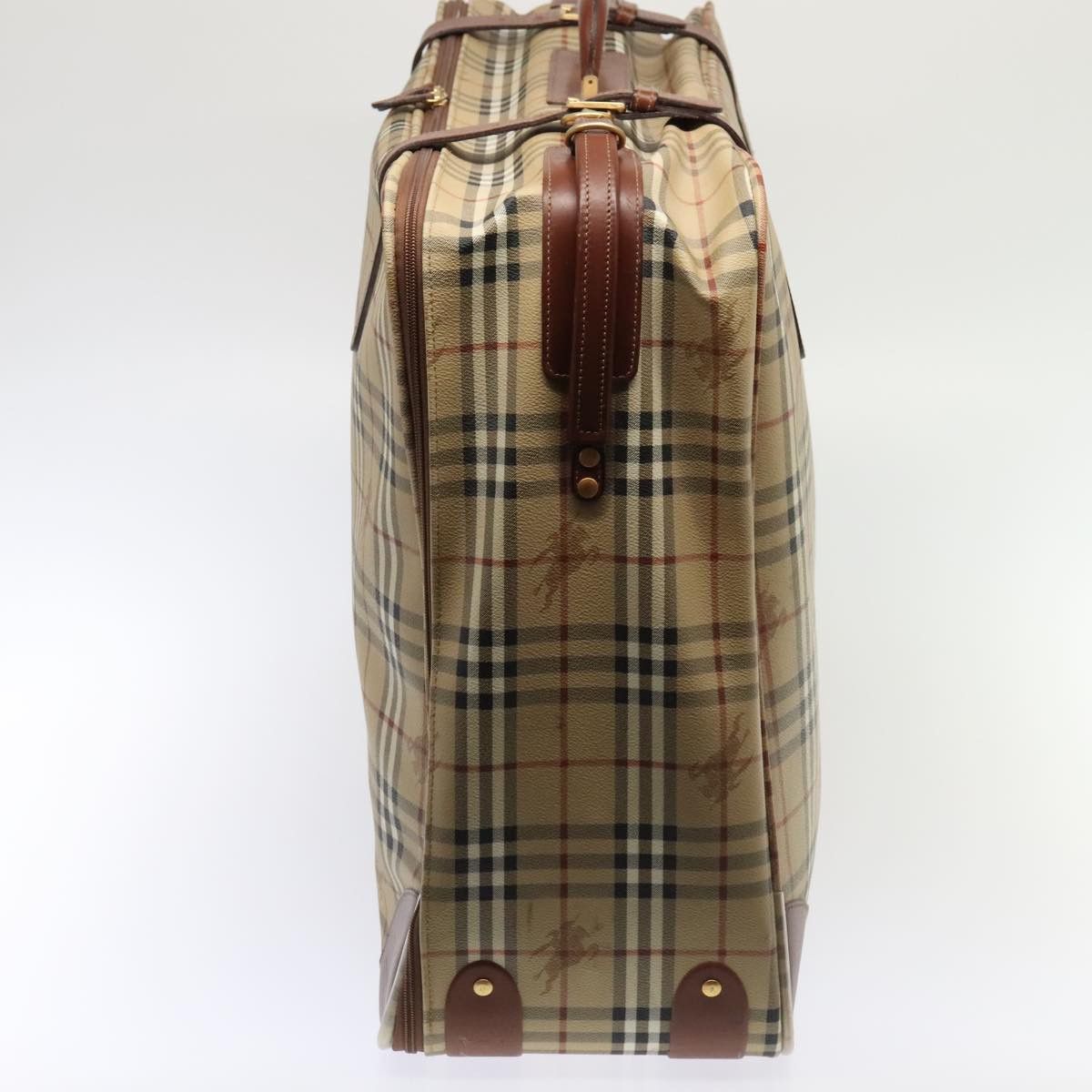Burberry Nova Check Beige Canvas Travel Bag (Pre-Owned) Size ONE SIZE - 3 Thumbnail
