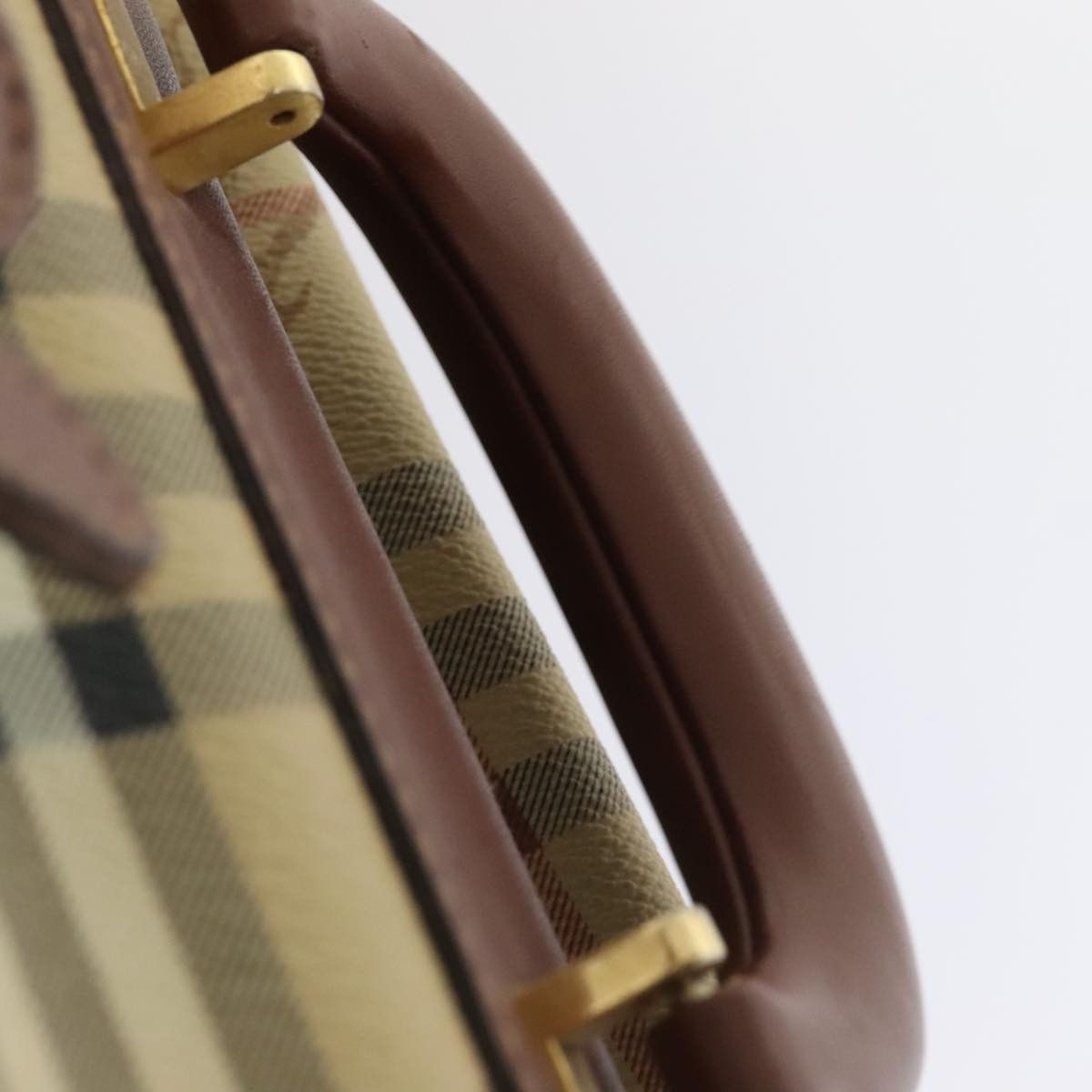 Burberry Nova Check Beige Canvas Travel Bag (Pre-Owned) Size ONE SIZE - 6 Thumbnail