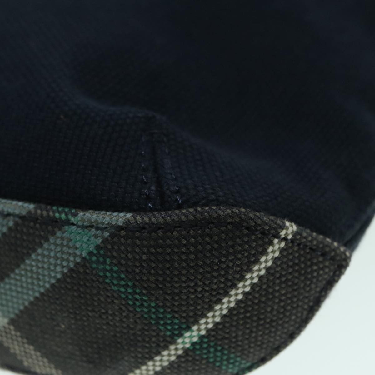 Burberry Nova Check Navy Canvas Shoulder Bag (Pre-Owned) Size ONE SIZE - 7 Thumbnail