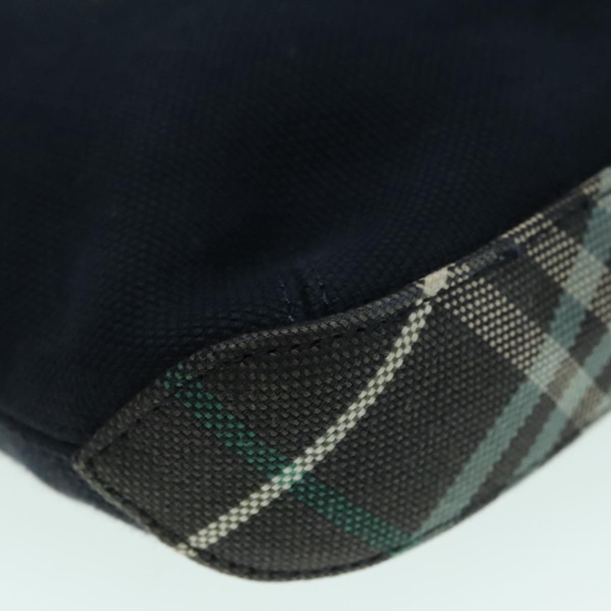 Burberry Nova Check Navy Canvas Shoulder Bag (Pre-Owned) Size ONE SIZE - 10 Thumbnail